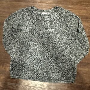 Croft & Barrow Textured Black Sweater